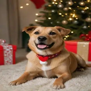dog christmas photos