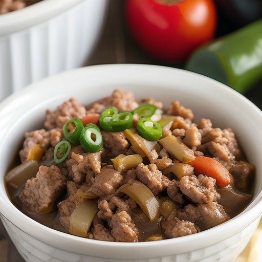 ground pork crock pot recipe