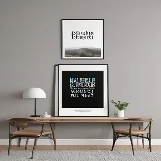 gallery wall mockup