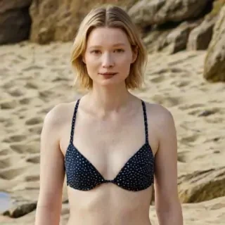 Mia Wasikowska in bikini