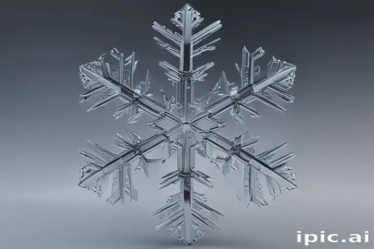 transparent snowflakes