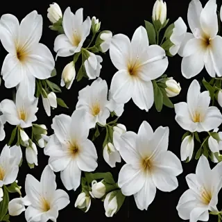 white flowers png transparent