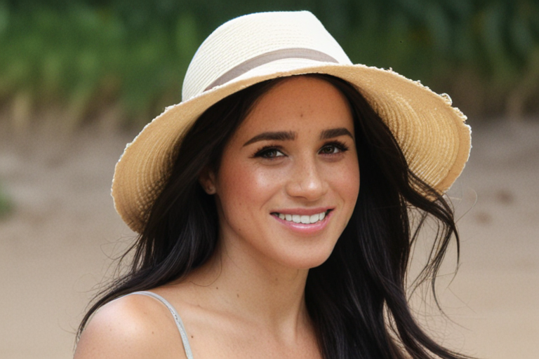 Meghan Markle beach hat
