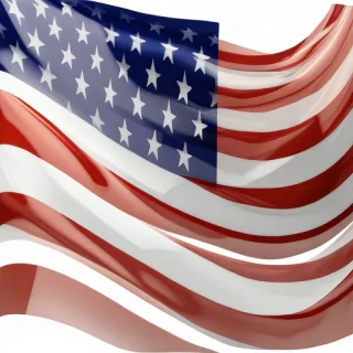 transparent usa flag