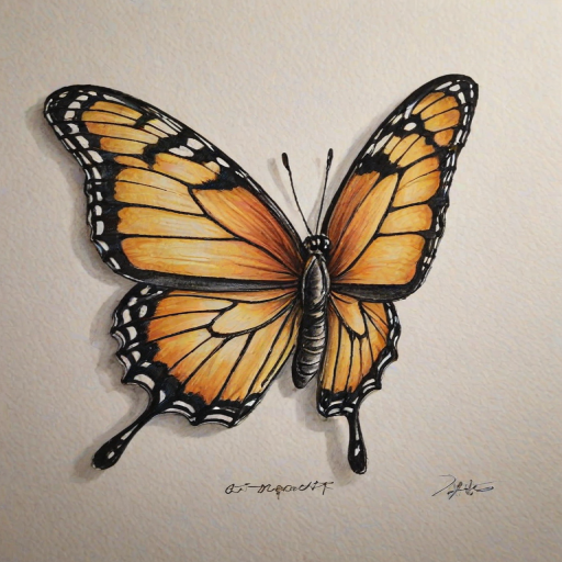 buterfly drawings