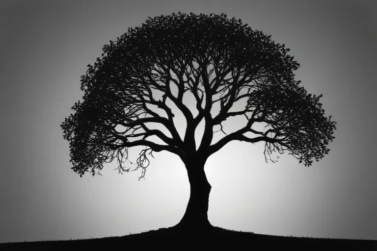 silhouette tree png