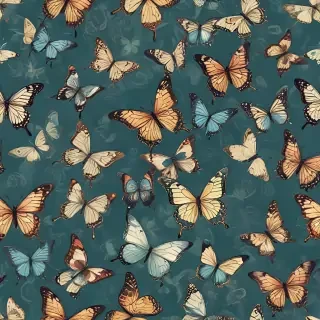 background with butterflies