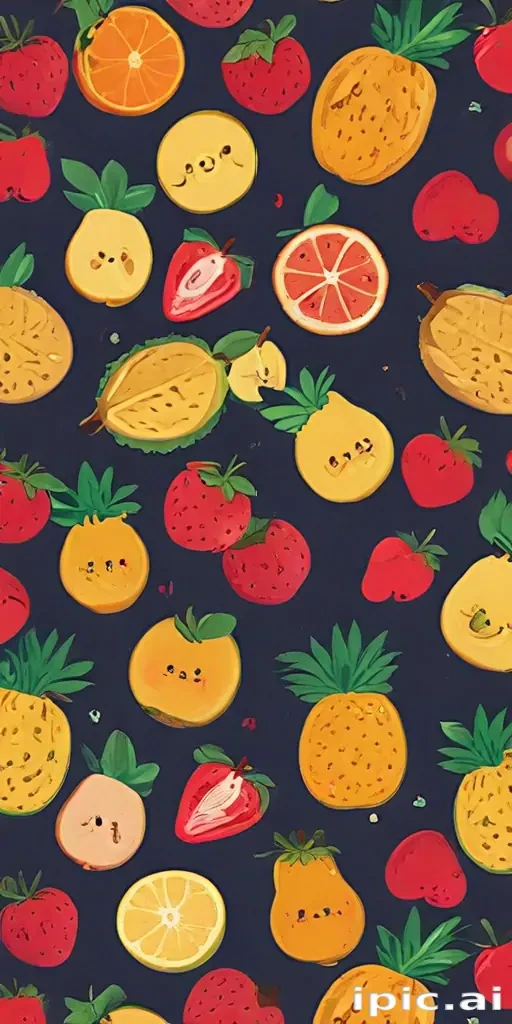 cute fruit backgrounds