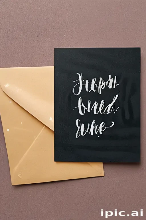 greeting card mockup