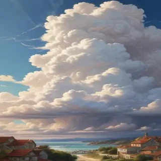 cartoon cloud drawing