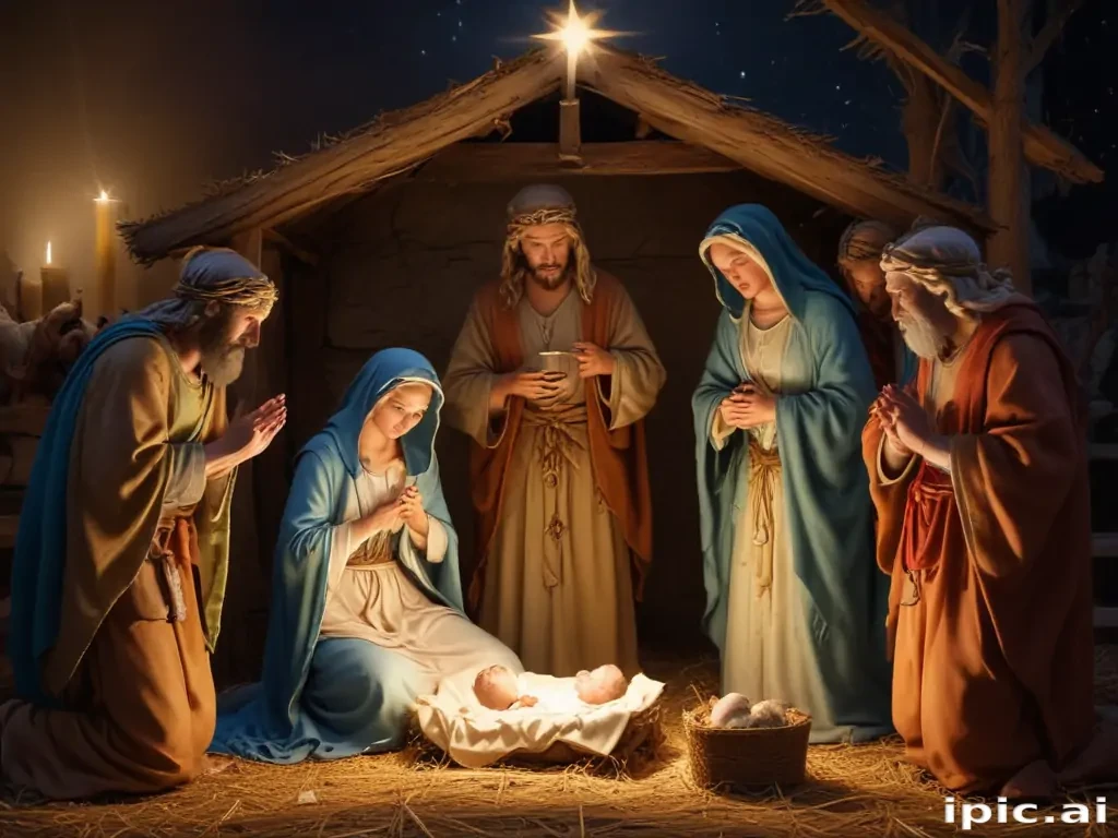 merry christmas nativity images free