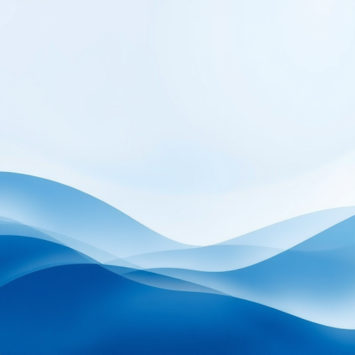 Generate a smooth gradient abstract background with varying shades of blue, soft curves and waves, using a high-resolution digital camera settings of f/4, ISO 100, shutter speed 1/125, landscape view, shot in a modern minimalist style, using a DSLR camera type.