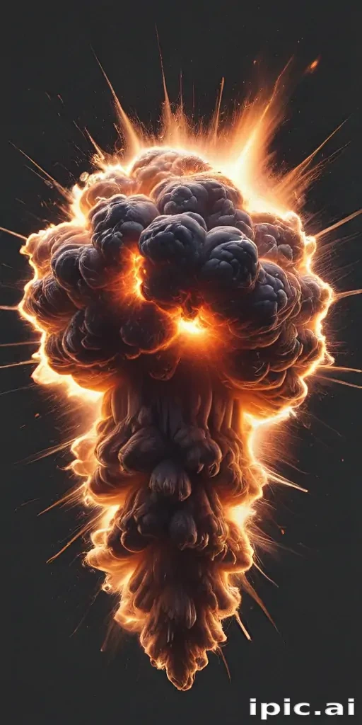 transparent explosion