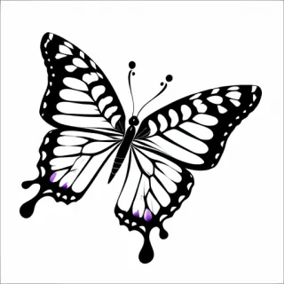 butterfly images to draw