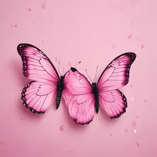 cute pink butterfly wallpaper