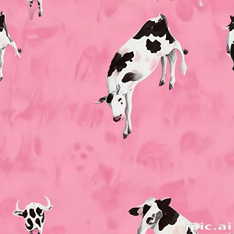pink cow print wallpaper