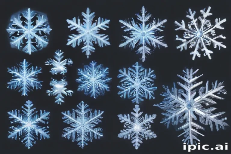 snowflake clipart with transparent background