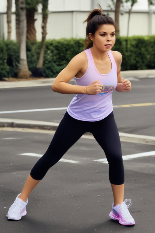 selena gomez exercise