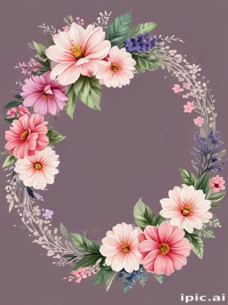 flower circle png