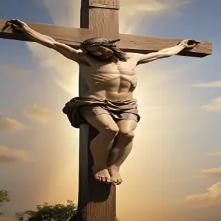 picture of jesus on the cross