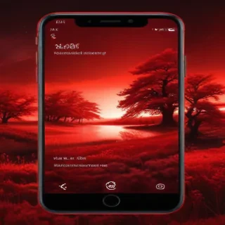 red lockscreen