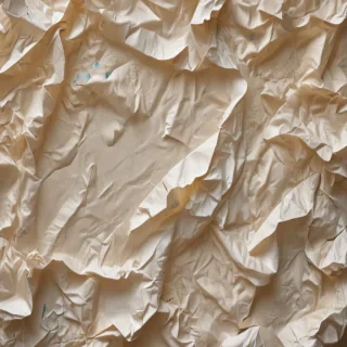 crumpled up paper
