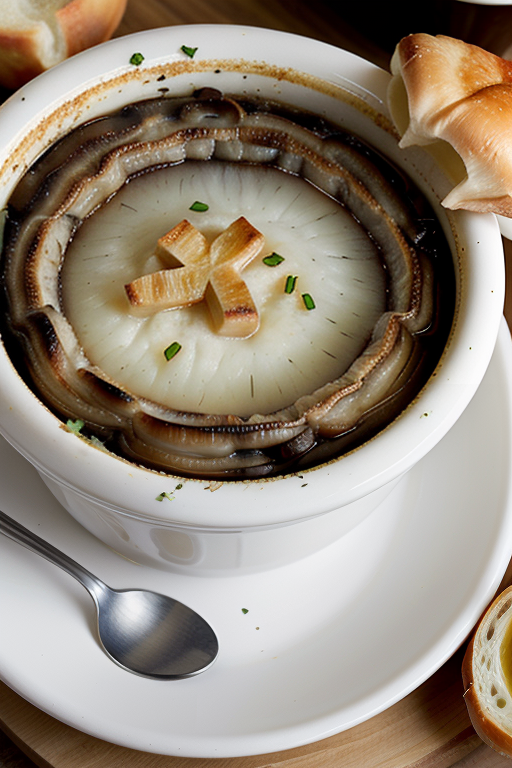 french onion soup with mushrooms