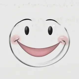 transparent happy face
