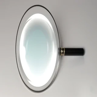magnifying glass transparent background