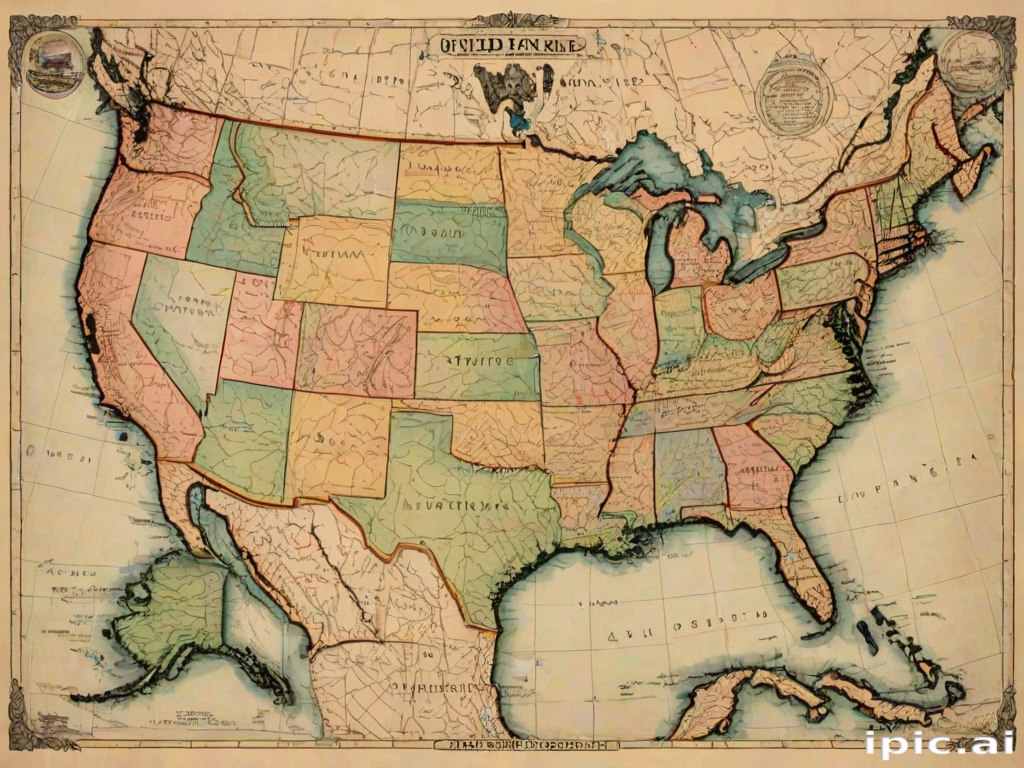 united states map