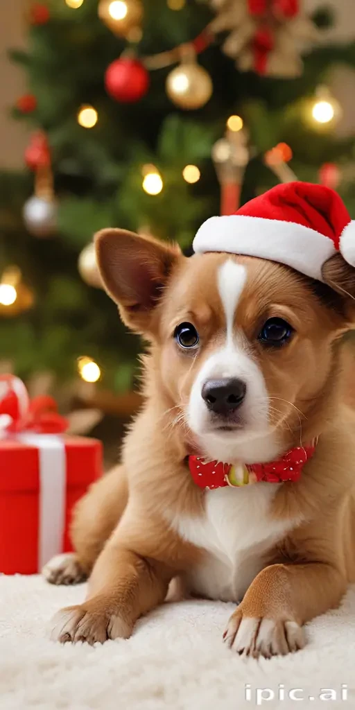 christmas dog backgrounds