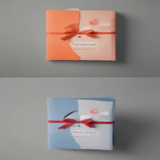 greeting card mockup