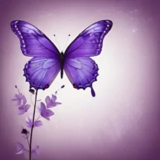 purple butterfly background