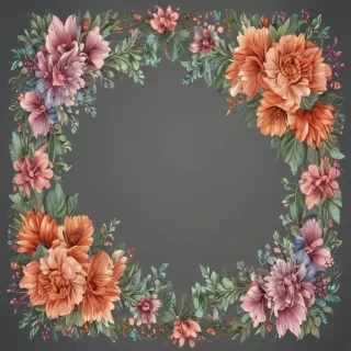 clipart floral border