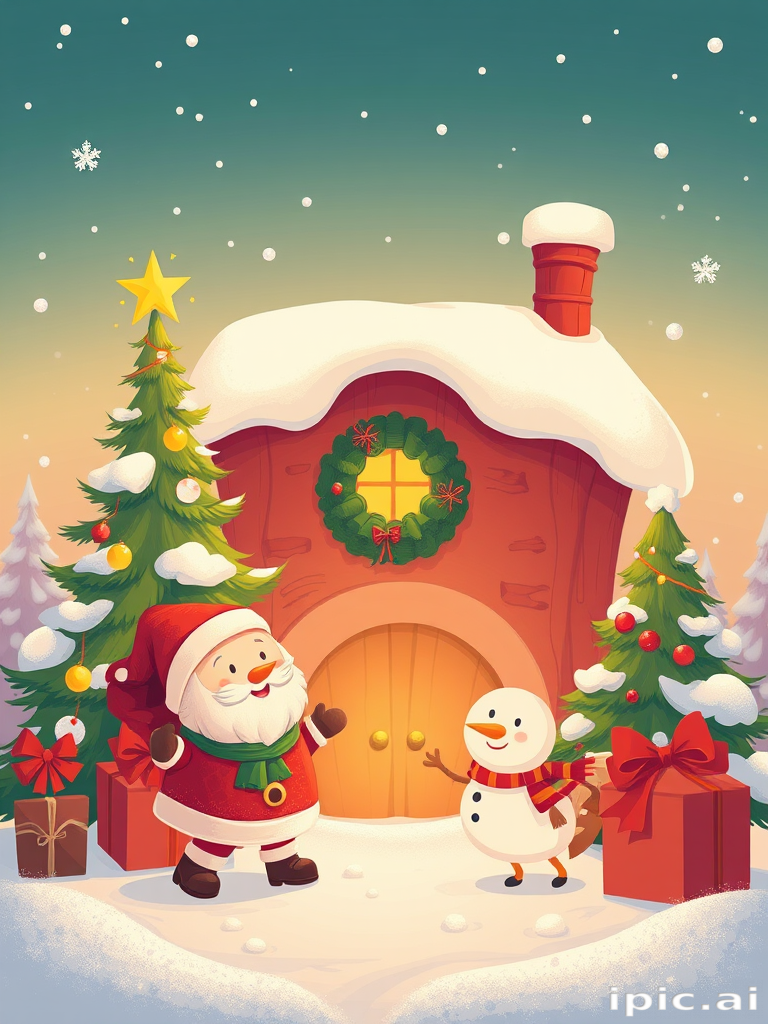 cartoon christmas backgrounds