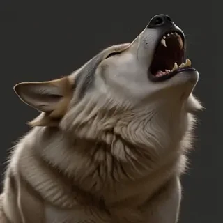 wolf howl png