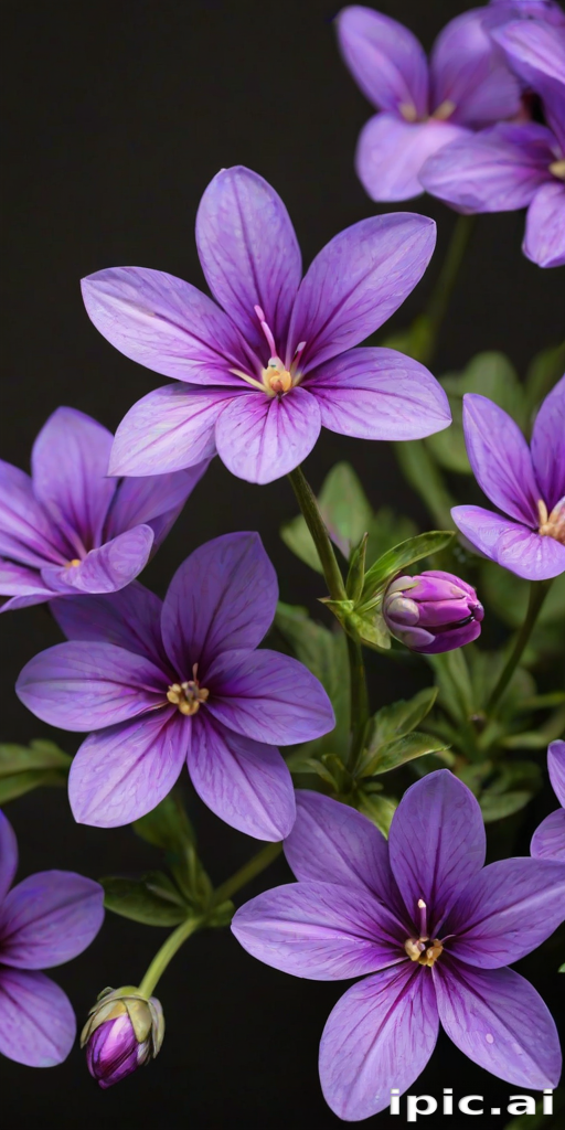purple flowers png