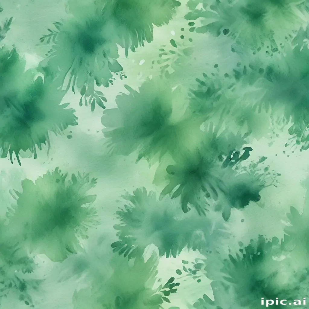 watercolor green background