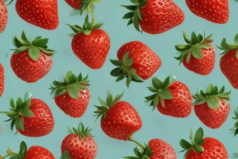 strawberry wallpaper aesthetic