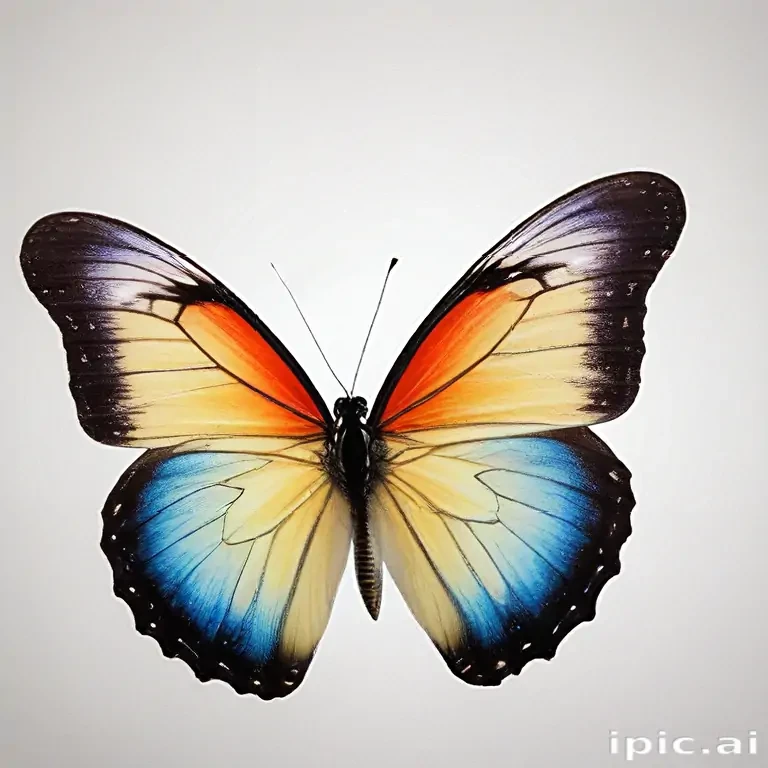 butterfly with no background