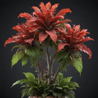 plant no background