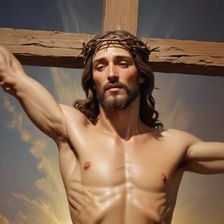 a picture of jesus on the cross