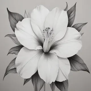 flower drawings pencil