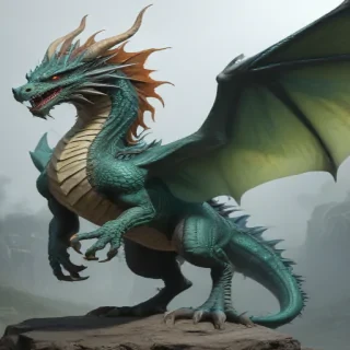 transparent dragon