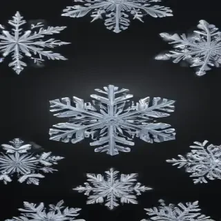 transparent background snowflake clipart
