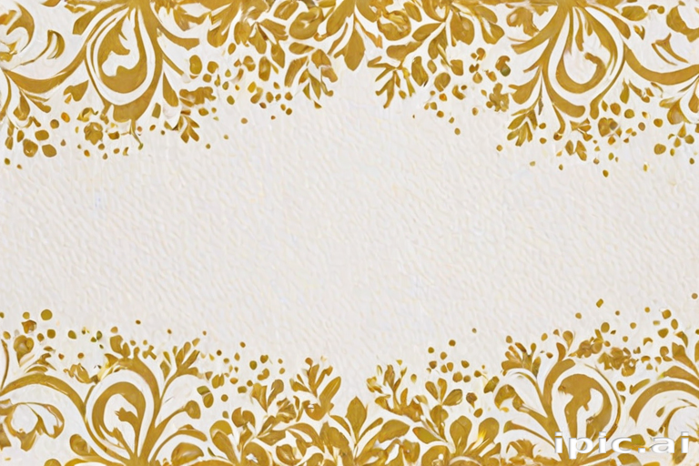 white & gold background