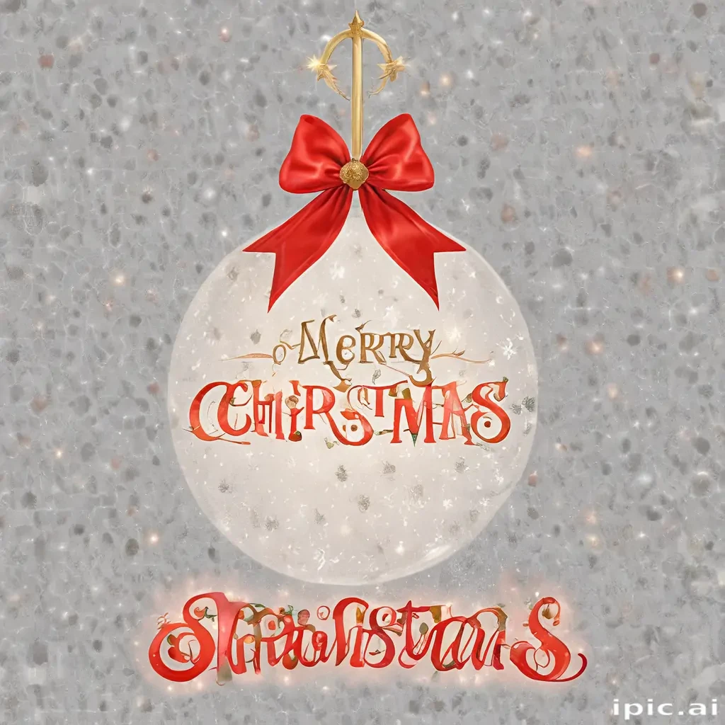 transparent merry christmas