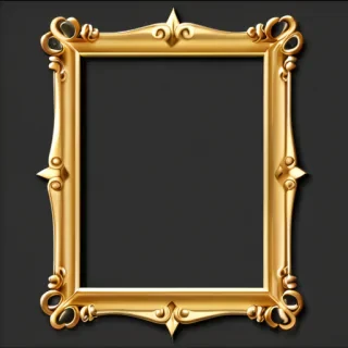 gold frame clip art