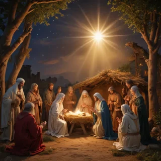 free nativity scene background images