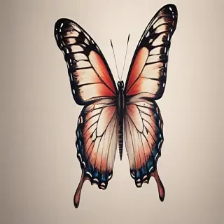butterfly drawign